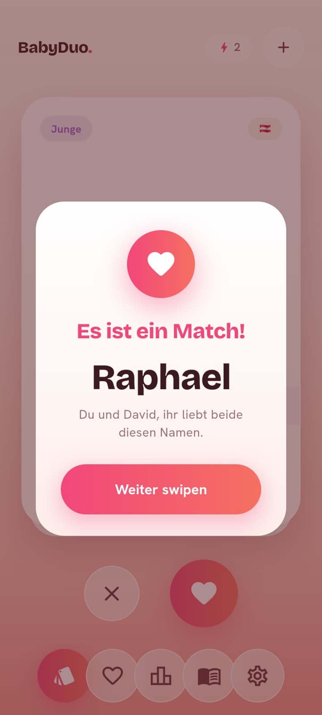 Euer Match feiern